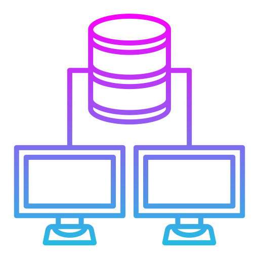 compartir base de datos icono gratis