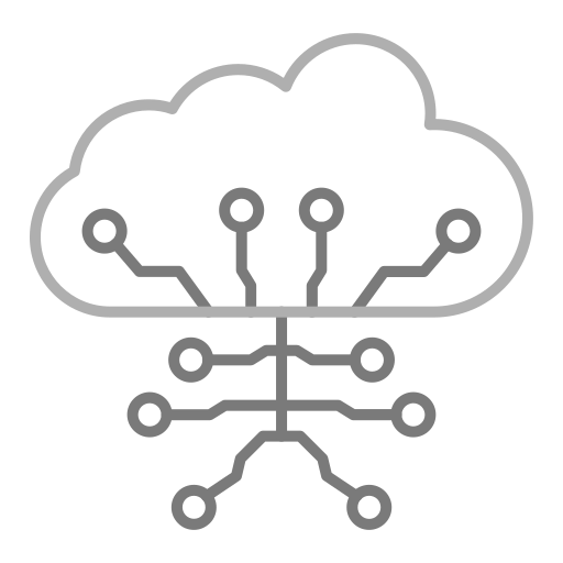 computación en la nube icono gratis