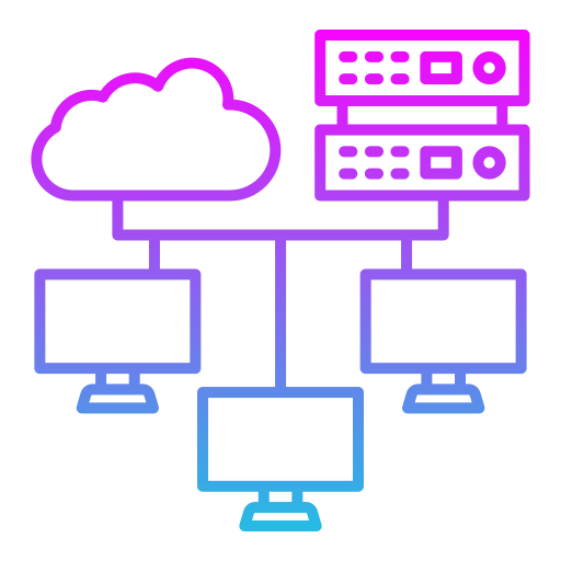 computación de borde icono gratis