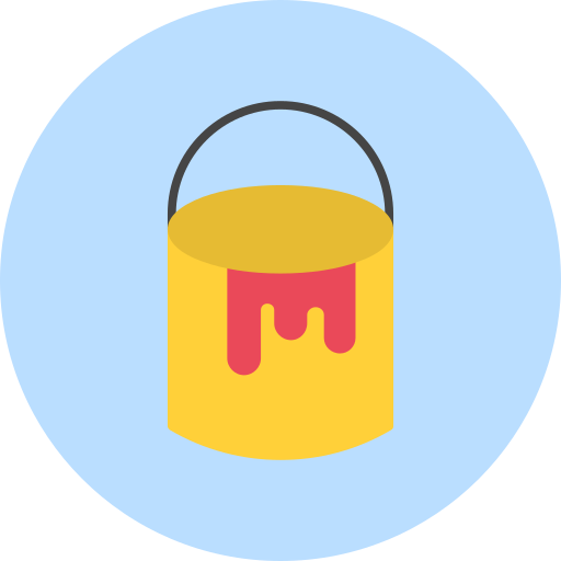 bote de pintura icono gratis