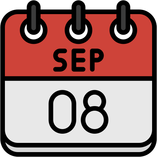 8 de septiembre icono gratis