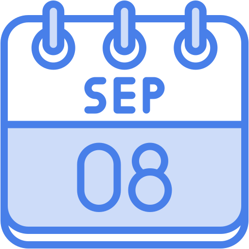 8 de septiembre icono gratis