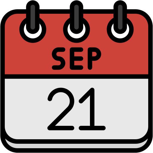 septiembre icono gratis