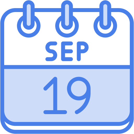 septiembre icono gratis