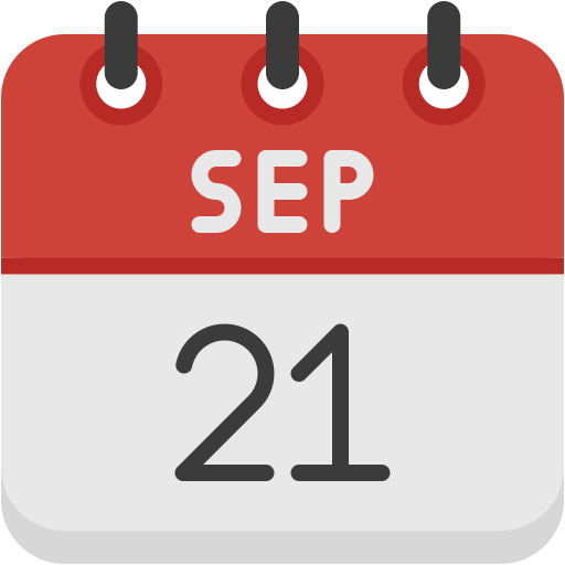 septiembre icono gratis