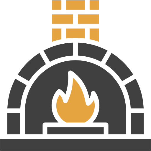 horno de piedra icono gratis