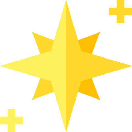 Estrella sagrada icono gratis