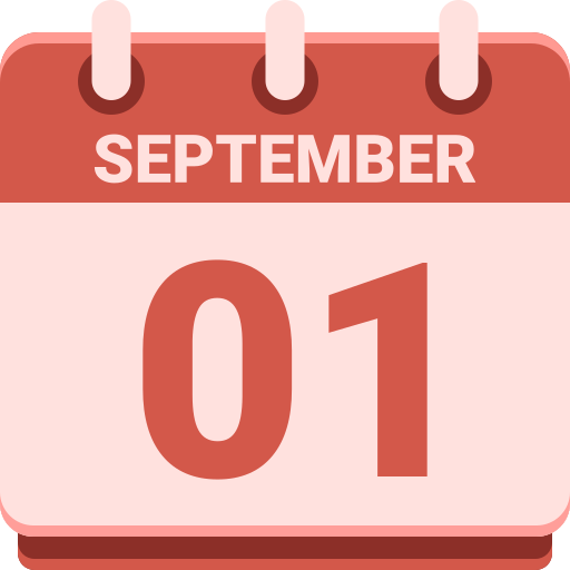 septembre Icône gratuit septembre Icône gratuit