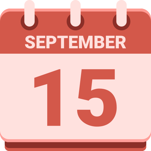 15 de septiembre icono gratis