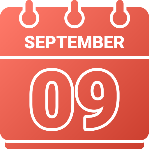 septembre Icône gratuit septembre Icône gratuit