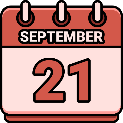 21 de septiembre icono gratis