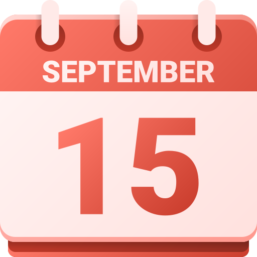 15 de septiembre icono gratis