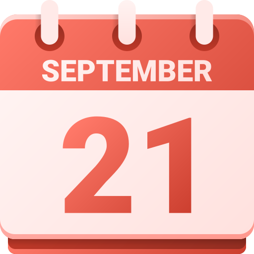 21 de septiembre icono gratis