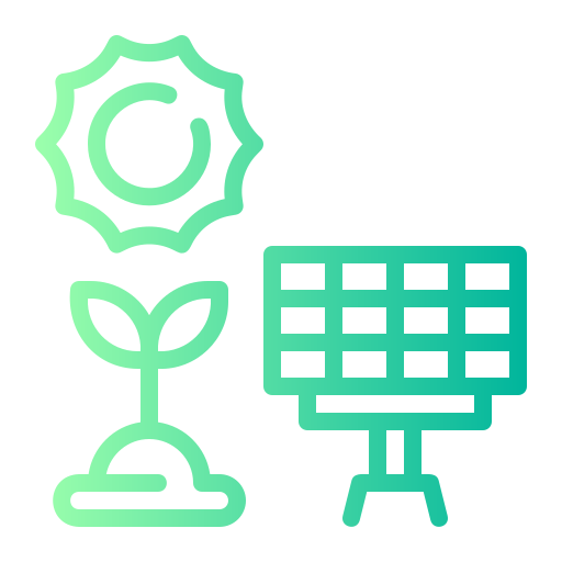 energía solar icono gratis