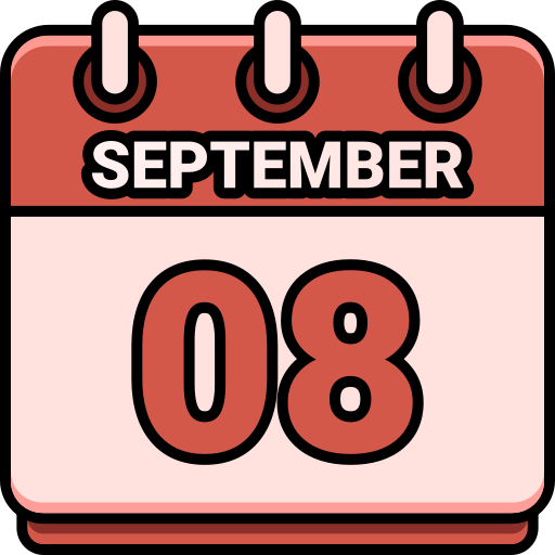 8 de septiembre icono gratis