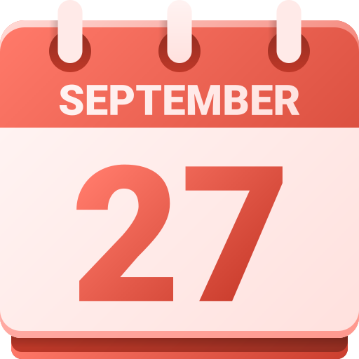 septiembre icono gratis