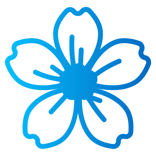 flor de cerezo icono gratis