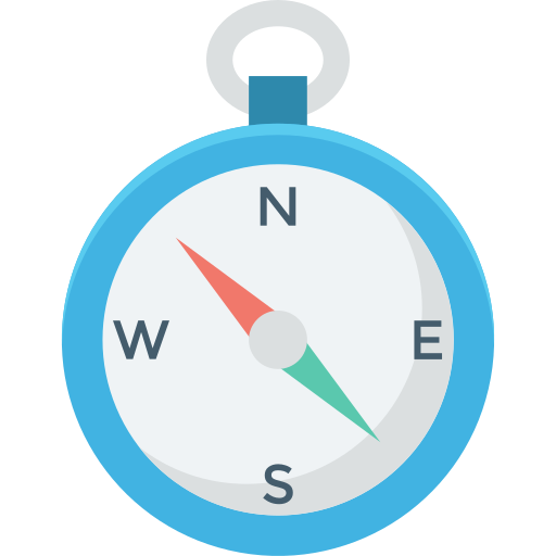 brújula icono gratis
