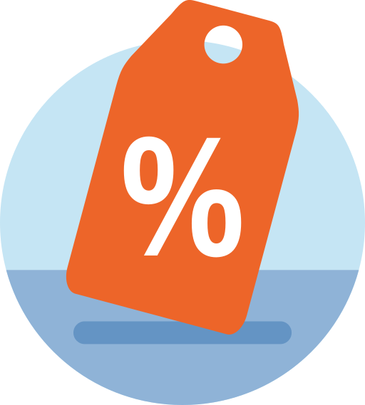 descuento icono gratis