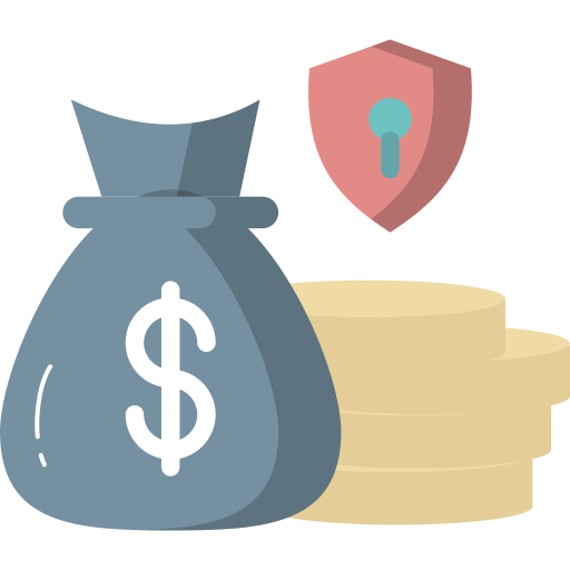 investimento seguro grátis ícone investimento seguro grátis ícone