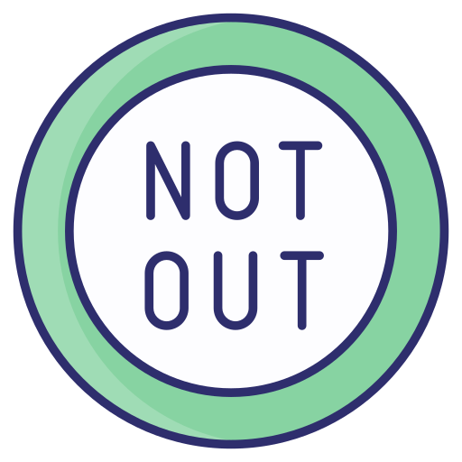 Not out free icon