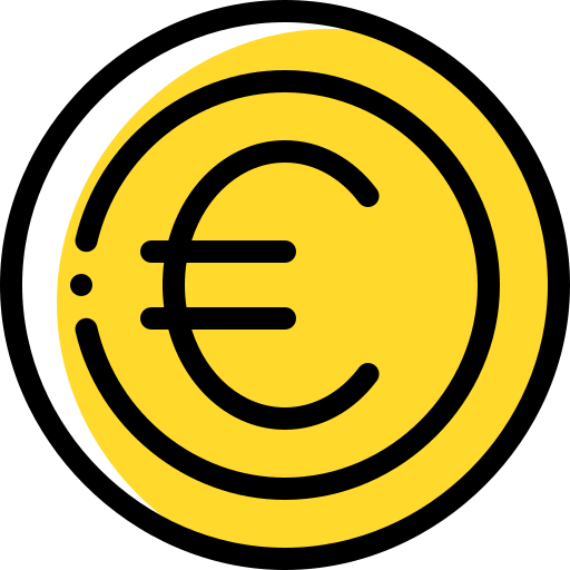 Euro icono gratis