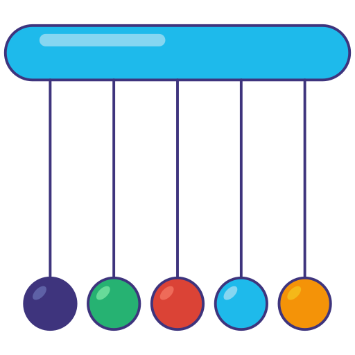 Newton cradle free icon Newton cradle free icon
