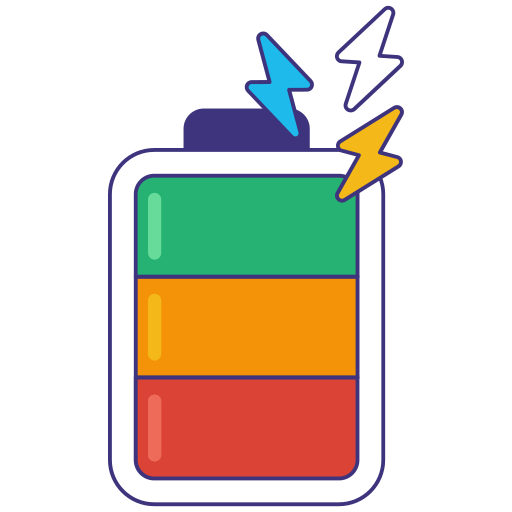 Батарея полностью заряжена бесплатно иконка