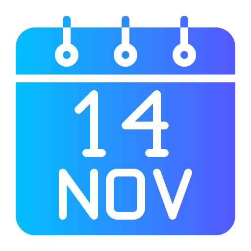 14 de noviembre icono gratis