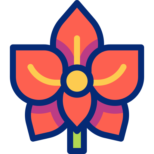 orquídea icono gratis