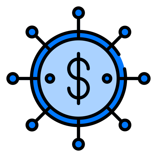 inversión de dinero icono gratis