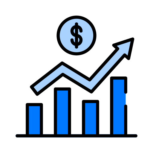 informe financiero icono gratis