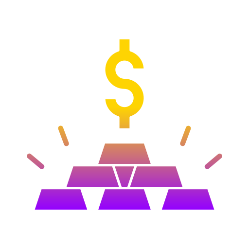 barra de oro icono gratis