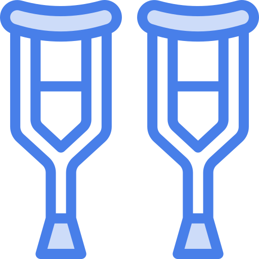 béquille Icône gratuit