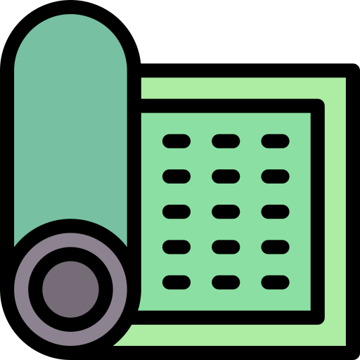 esterilla de yoga icono gratis