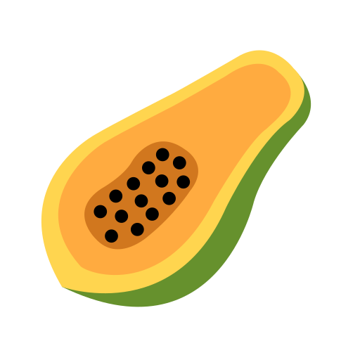 fruta de papaya icono gratis