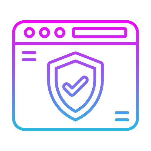 seguridad web icono gratis