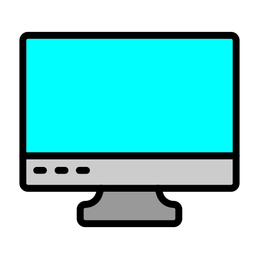 pantalla del monitor icono gratis