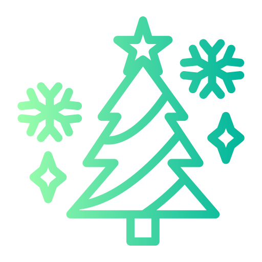 árbol de navidad icono gratis