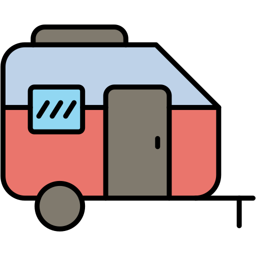 furgoneta de camping icono gratis