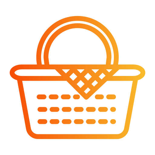 cesta de picnic icono gratis