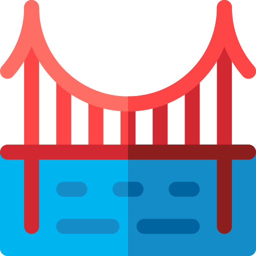 Puente golden gate icono gratis