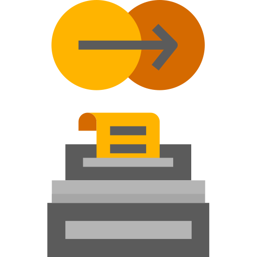 caja registradora icono gratis