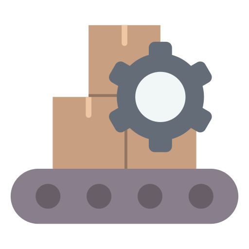 producción icono gratis