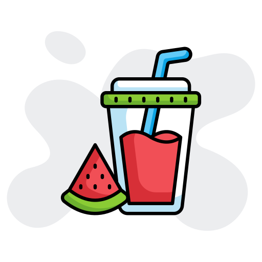 jugo de sandía icono gratis