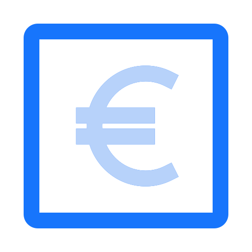 euro icono gratis