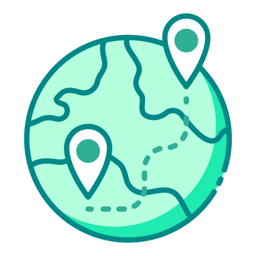 destino icono gratis