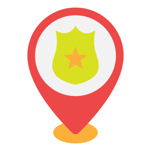 estación de policía icono gratis