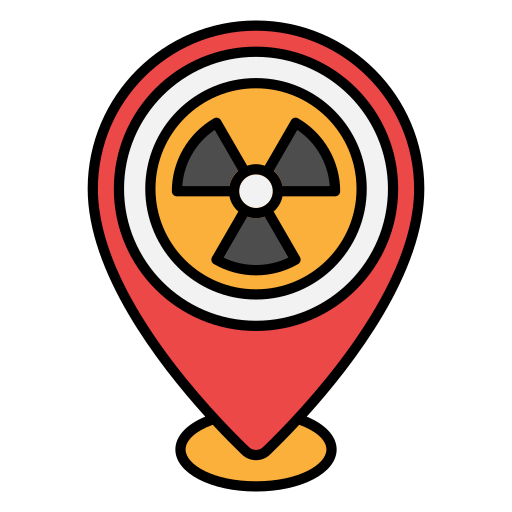 radioactivo icono gratis