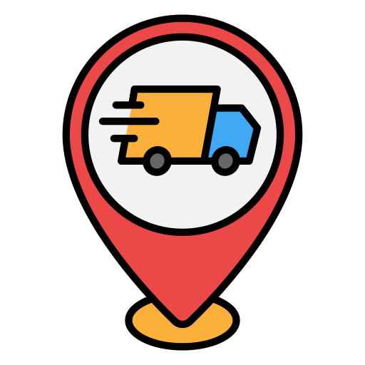 lugar de envío icono gratis